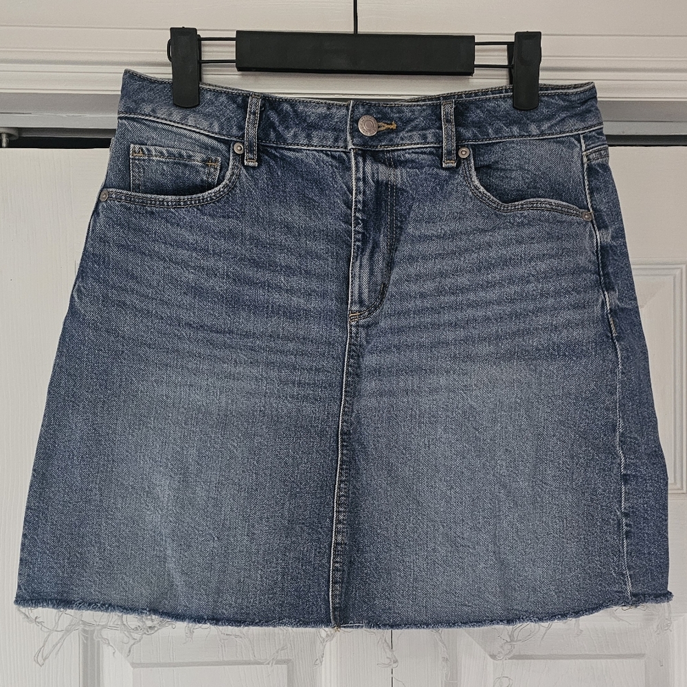 LOFT Classic Blue Denim  Skirt